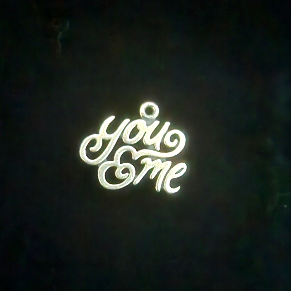 James Avery You and Me sterling silver charm